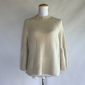 Joie Cashmere Blend Bell Sleeve Sweater - sz L